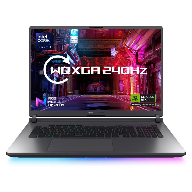 Image of ASUS ROG Strix G18 18" Gaming Laptop - NVIDIA GeForce RTX 5070, Intel Core Ultra 9, 1TB SSD - Black