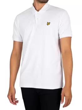 image of Tonal Striped Polo Shirt