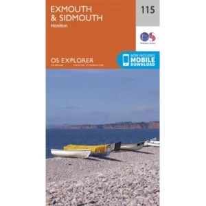 Image of Exmouth and Sidmouth by Ordnance Survey (Sheet map, folded, 2015)