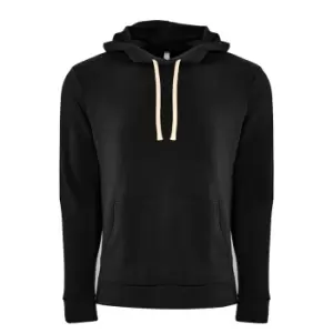 image of Next Level Adults Unisex Fleece Pullover Hoodie (3XL) (Black)