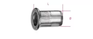 Image of Beta Tools 1742R-AL/M6 20x M6 Aluminum Rivets for Riveting Plier 017420026