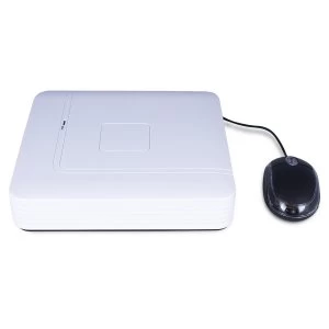 Image of 4 Channel POE HD 1080p/960p Network Video Recorder with 1TB Hard Drive