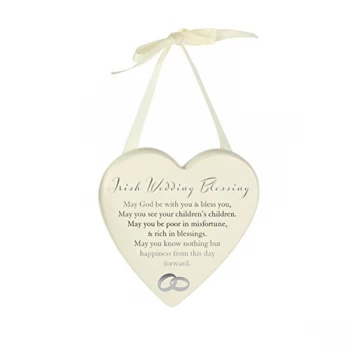Image of Amore By Juliana Heart Plaque - Irish Wedding Blessing
