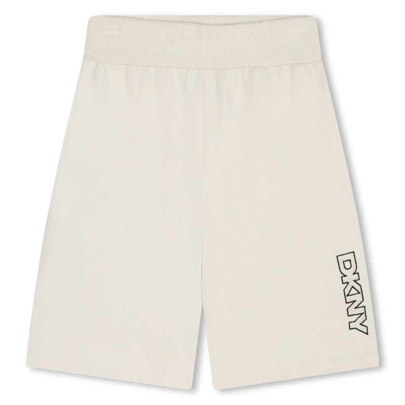 Image of DKNY Lgo Shorts - Cream Cream One Size