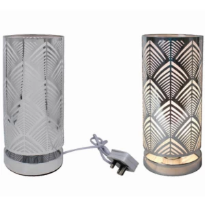 image of Silver Touch Lamp Deco By Lesser & Pavey (UK Plug)