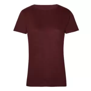 Image of SOLS Womens/Ladies Regent Short Sleeve T-Shirt (L) (Burgundy)