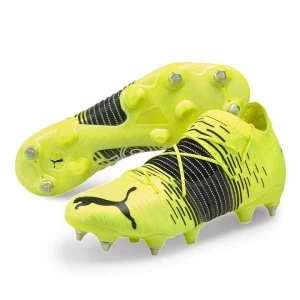 Image of PUMA Future Z 1.1 Mxsg Mens Football Boots, Yellow Alert/Black/White Size 10 Shoes