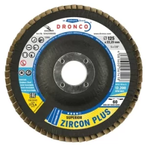 Image of 115X22.23MM Zircon Plus 60 Conical Flap Disc