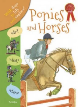 Image of Who What When Horses and Ponies by Anita Ganeri Hardback