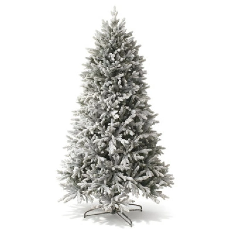 Image of Shatchi 6FT Green Oregon Pine Christmas Tree White