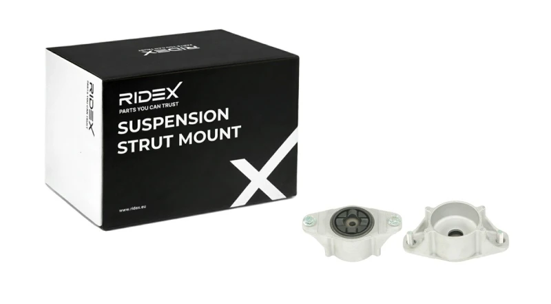 Image of RIDEX 1180S1252 Top strut mount Rear Axle Suspension Strut Support Bearing (1180)