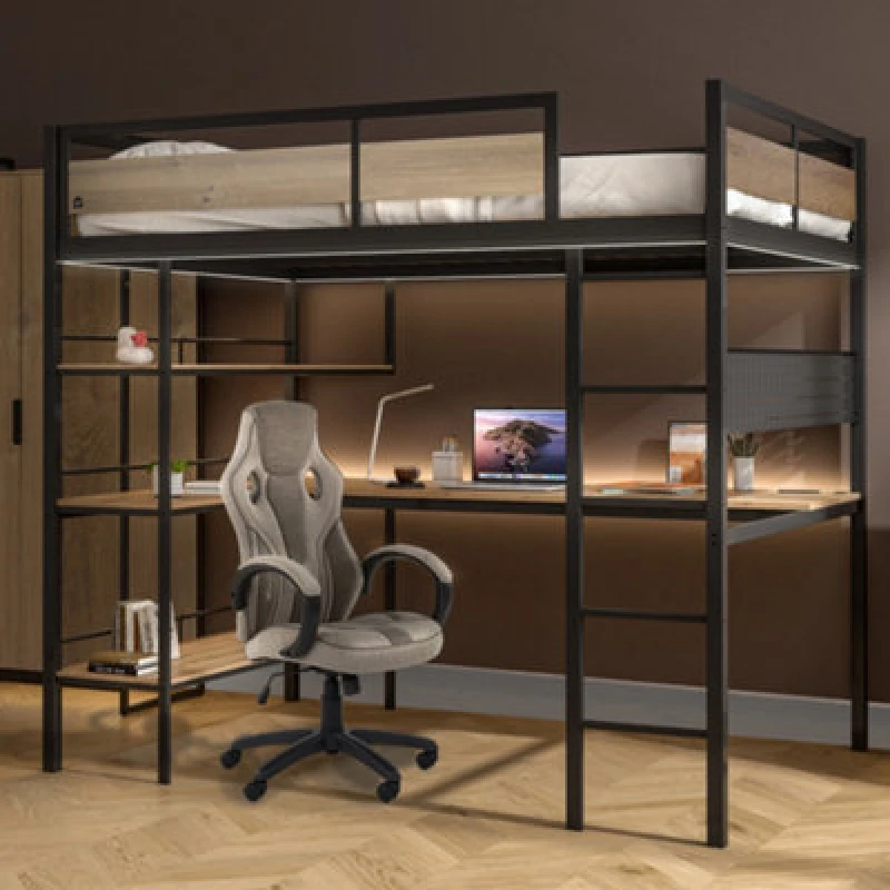 Image of XR Living Denver High Sleeper With App Controlled LED Lighting- Double, Multi 2024155