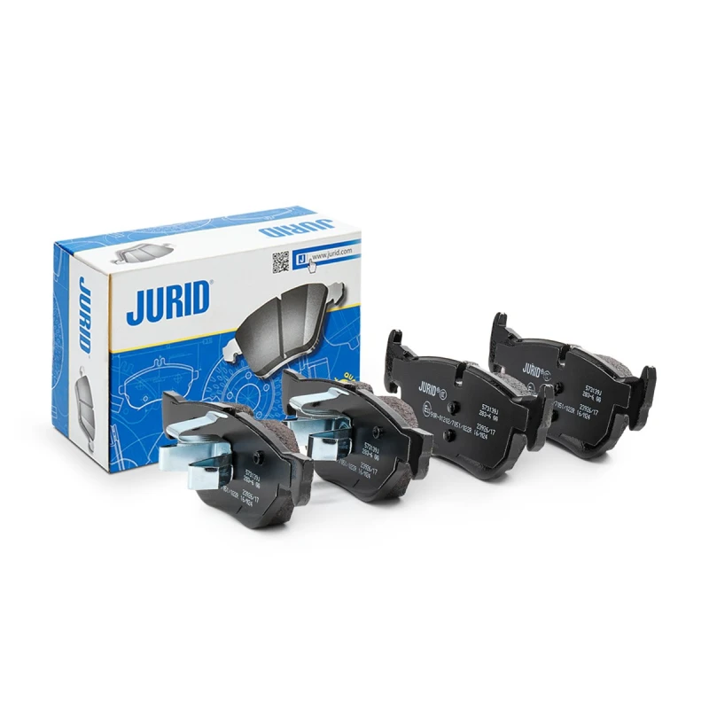 Image of JURID 573139J Brake pad set prepared for wear warning indicator, without accessories Brake Pad Set,disc brake (402)