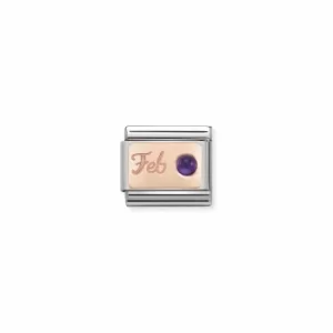 Image of Nomination Composable Classic STONE Of MONTH In S. Steel And Jewellery
