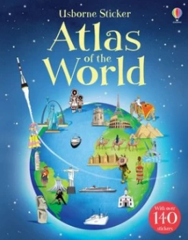 Image of Sticker Atlas of the World by Alice Pearcey Book