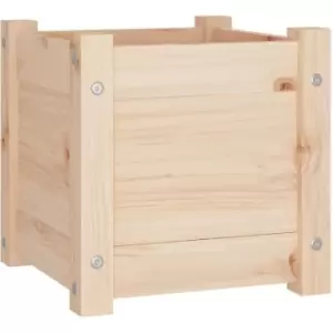 image of Vidaxl - Garden Planter 31x31x31cm Solid Pinewood Brown