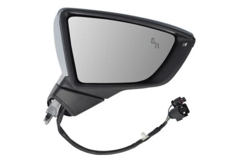 Image of BLIC 5402-10-2120313P Wing mirror Right, Electric, Convex, primed Outside Mirror (50)