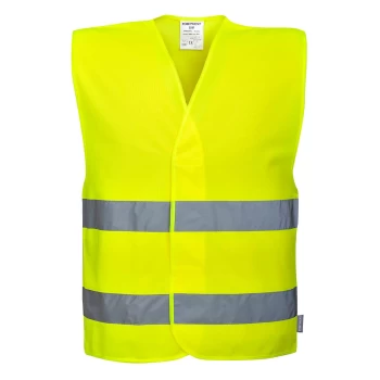 image of Portwest VISITOR Class 2 Hi Vis Waistcoat Yellow L / XL