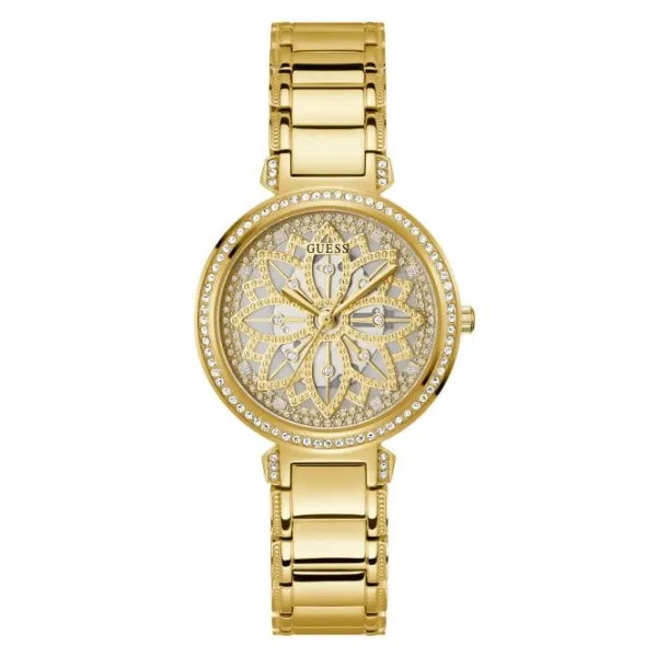 image of Ladies Lily Stainless Steel Gold Watch GW0528L2