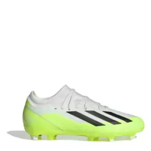 Image of adidas X.3 Firm Ground Football Boots Child Boys - White