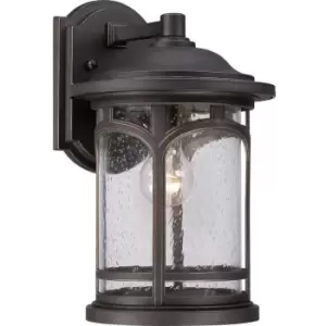 Image of Elstead Marblehead - 1 Light Medium Wall Lantern - Palladian Bronze Finish, E27