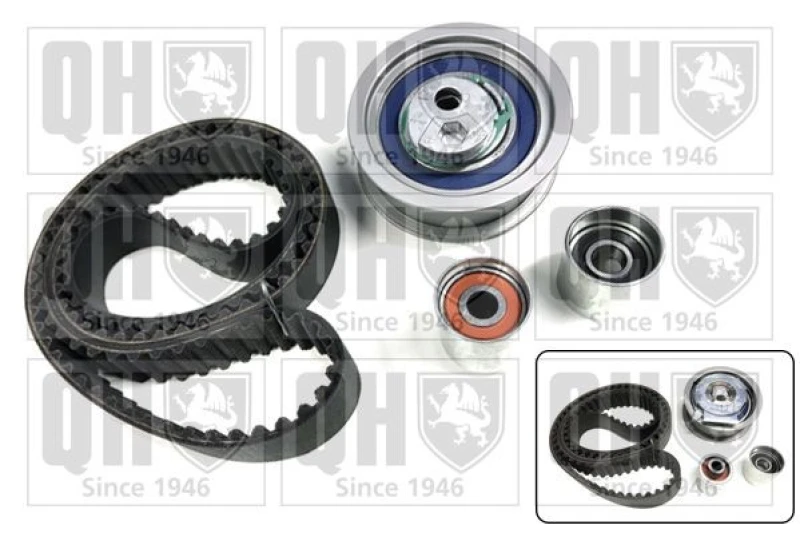 Image of QUINTON HAZELL Timing belt kit QUINTON HAZELL QBK882