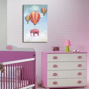 Image of 4570CO-3 Multicolor Decorative Canvas Painting