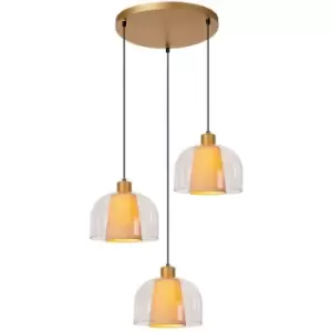 Image of Lucide Gunhild Classic Pendant light - 3xE27 - Transparant