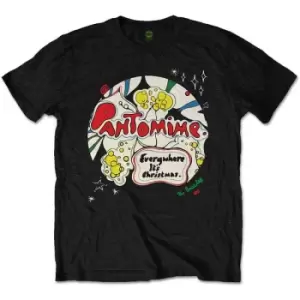 Image of The Beatles - Pantomine Unisex XX-Large T-Shirt - Black
