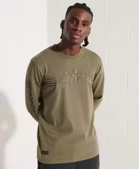 Image of Superdry Expedition Graphic Long Sleeve Top