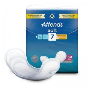 Image of Attends Soft - Absorption Level 7 - 34 Pads