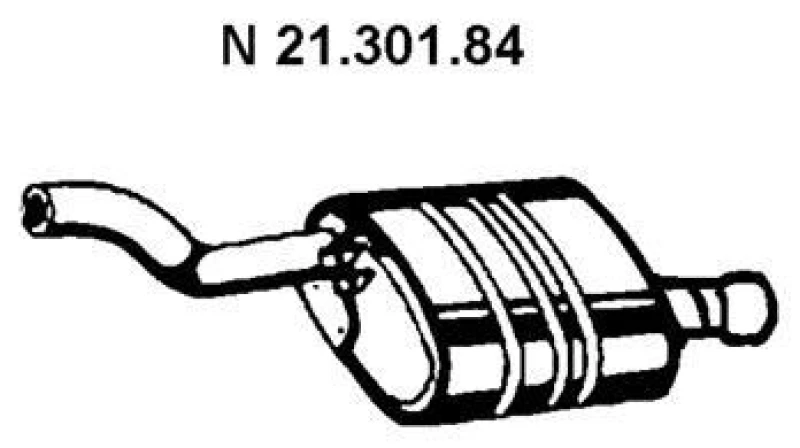 Image of Rear silencer VEGAZ BS-260EBER