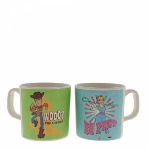 Woody and Bo Peep (Toy Story) Bamboo Mug Set