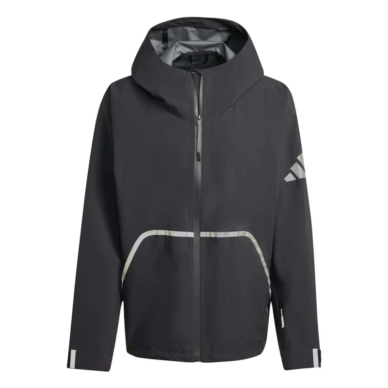 Image of Adidas Waterproof jacket with zipped hood adidas Myshelter Climaproof Noir Male XL