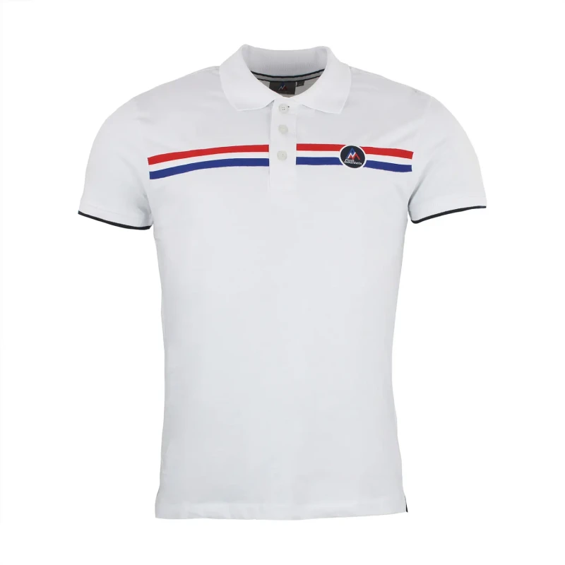 Image of Polo shirt Peak Mountain Ceroce Blanc Male 2XL