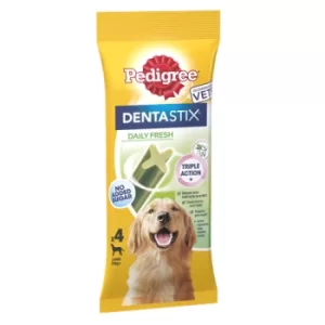 Image of Pedigree Dentastix Fresh Daily Dental Chews Large Dog 4 Sticks