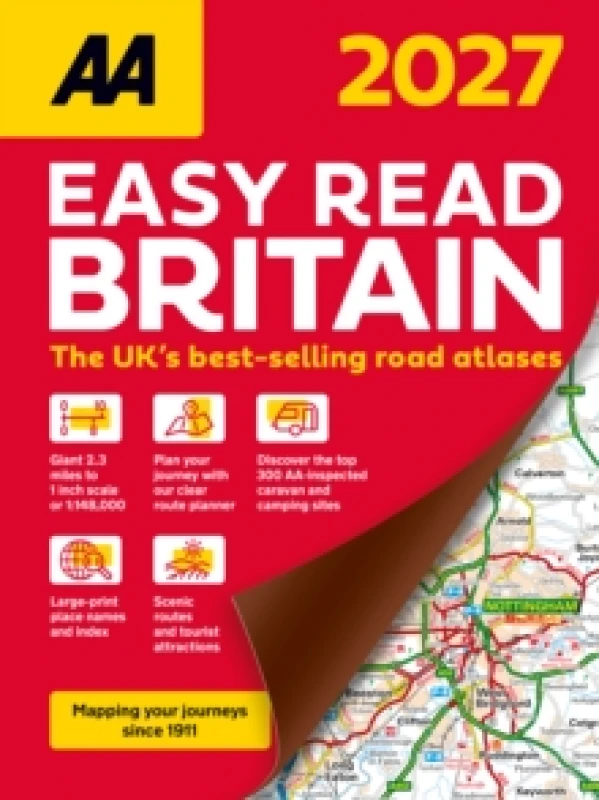 Image of AA Easy Read Atlas Britain 2027 Paperback / softback