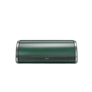 Image of Brabantia Pine Green Roll Top Bread Bin Green
