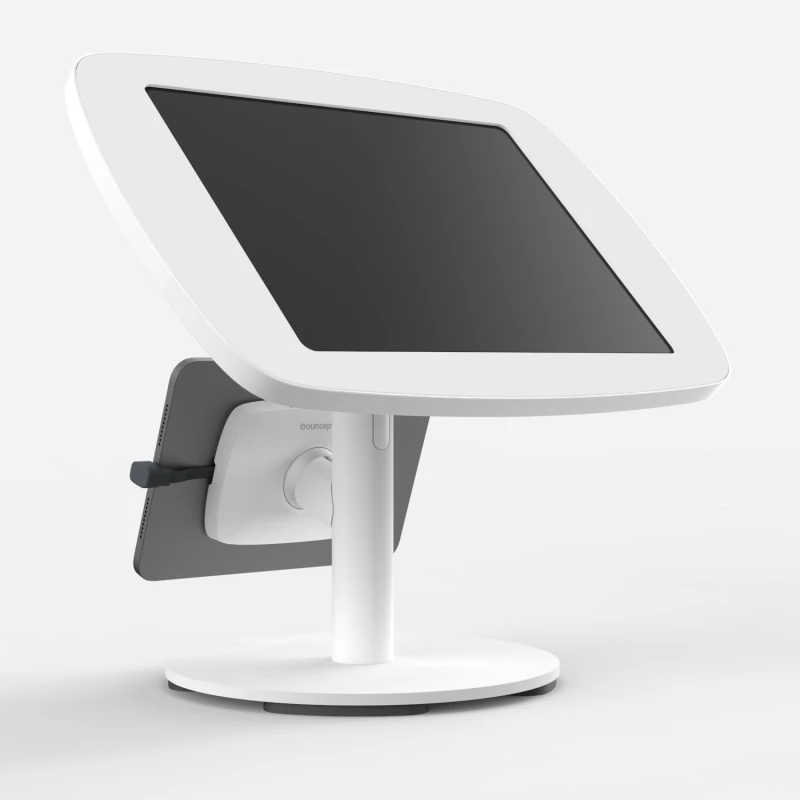 Image of Bouncepad Original Twin + Counter Base Microsoft Surface Pro 4/5/6/7 (2015 - 2019) White Exposed Front Camera and Home Button TWCO-W4-