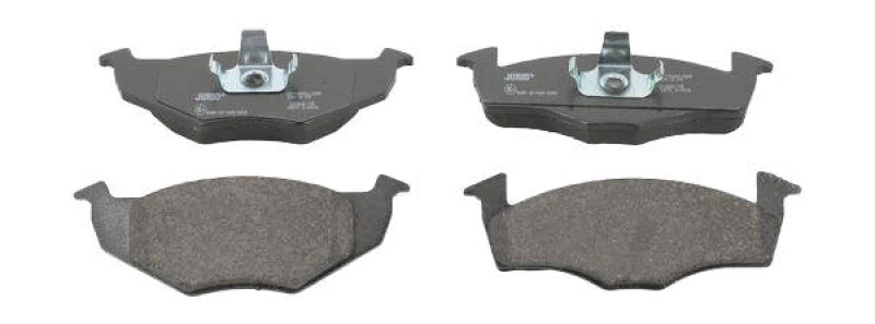 Image of JURID 571939J Brake pad set not prepared for wear warning indicator, without accessories Brake Pad Set,disc brake (402)