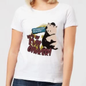 Image of Toy Story Evil Oinker Womens T-Shirt - White - 3XL