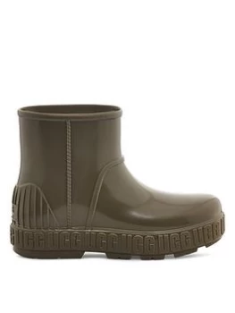 Image of UGG Drizlita Ankle Wellington Boot - Olive Size 5, Women
