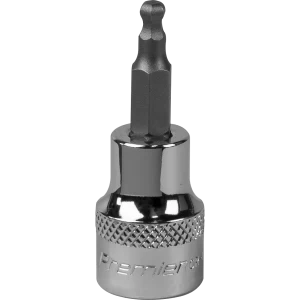 image of Sealey 3/8" Drive Ball End Hexagon Socket Bit 3/8" 4mm