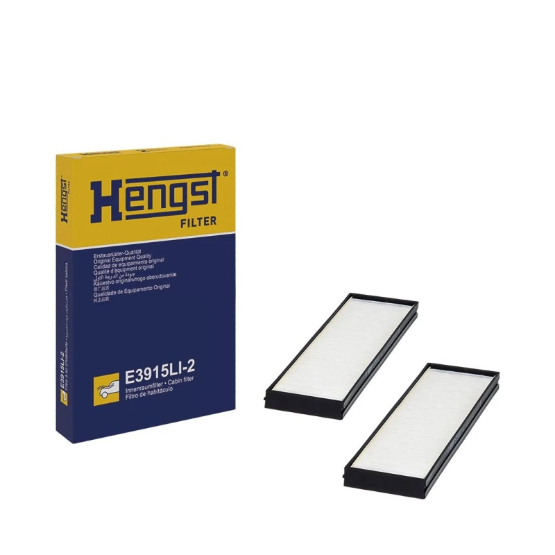 Image of HENGST FILTER E3915LI-2 Air filter Pollen Filter Air Filter (8)