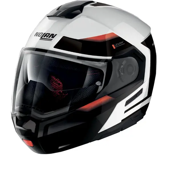 Image of Nolan N90-3 Reflector 37 Metal White ECE 22.06 Modular Helmet Size 2XL
