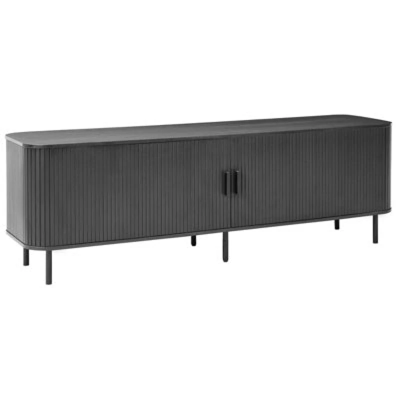 Image of Beliani TV Stand Bradley Black