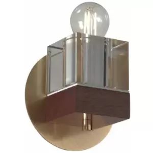 image of Design wall light riviera Mahagoni 1 bulb