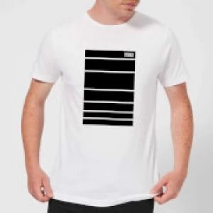Image of Primed Block T-Shirt - White - 3XL