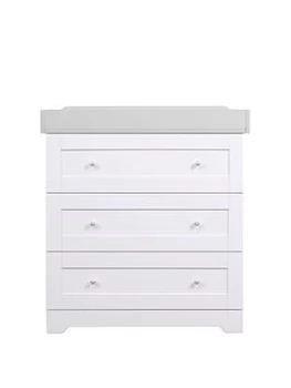 Image of Tutti Bambini Rio Chest Changer - White/Dove Grey