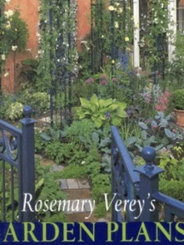 Image of Rosemary Vereys Garden Plans by Rosemary Verey Paperback